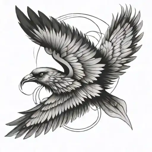 Fine Line Spiritual Wings