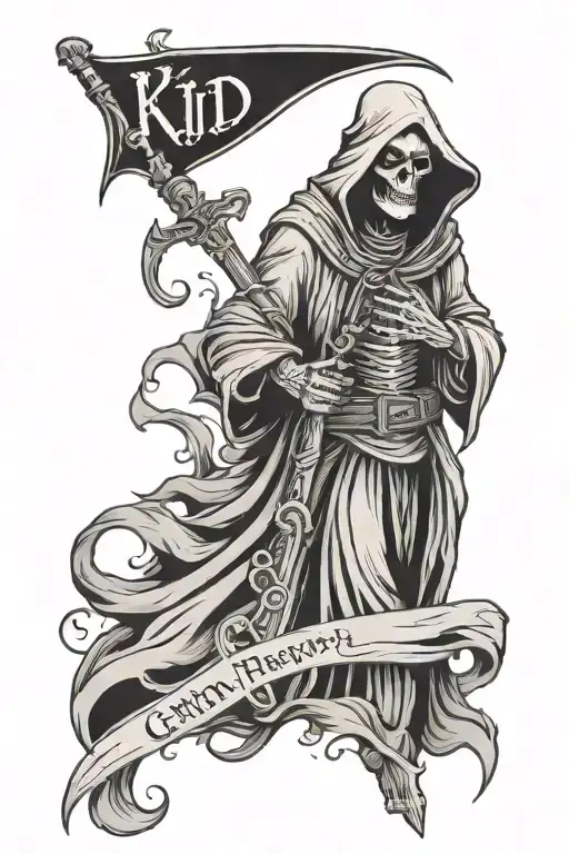 Grim Reaper With Words Kidd