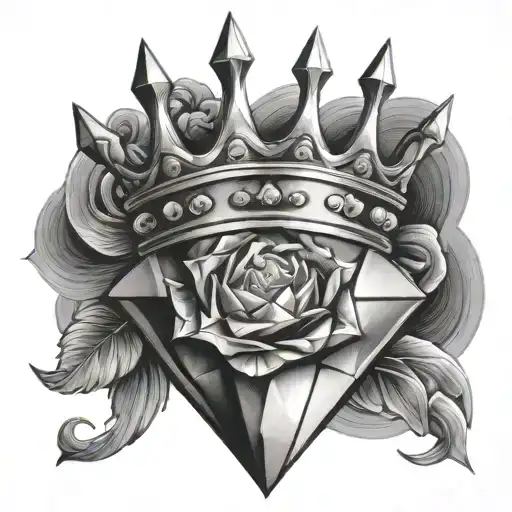 Diamond And Crown Made