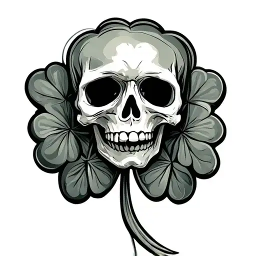 Skeleton Shamrock