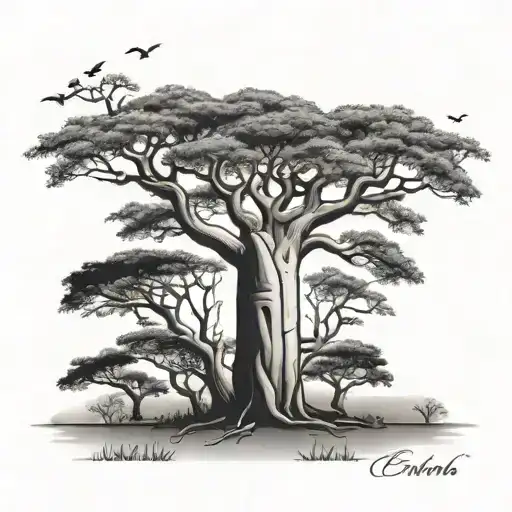Baobab Tree Simple