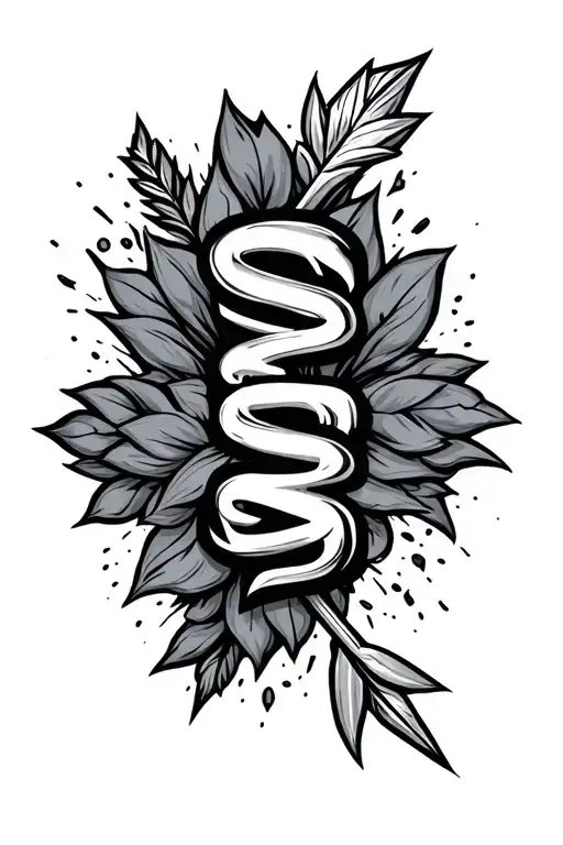 The Word Stressed In Cursive With An Arrow Inside The Word