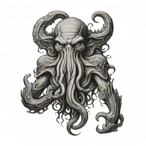Cthulhu Black And Grey