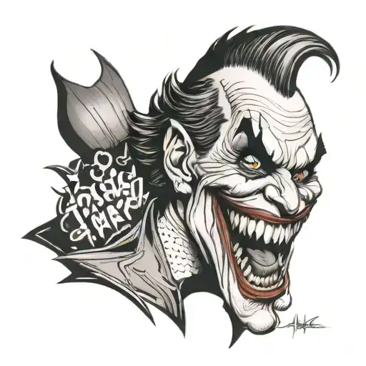 The Joker Saying Hahaha Joker