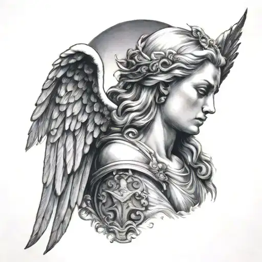 Guardian Angel Looking Down