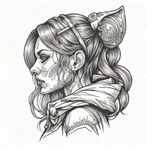 Beautiful Woman With Her Ears Covered