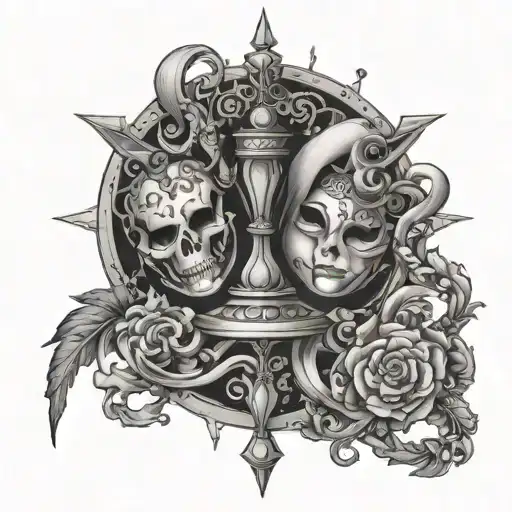 Pices And Libra Zodiac Sign Intertwined Representing The Client's