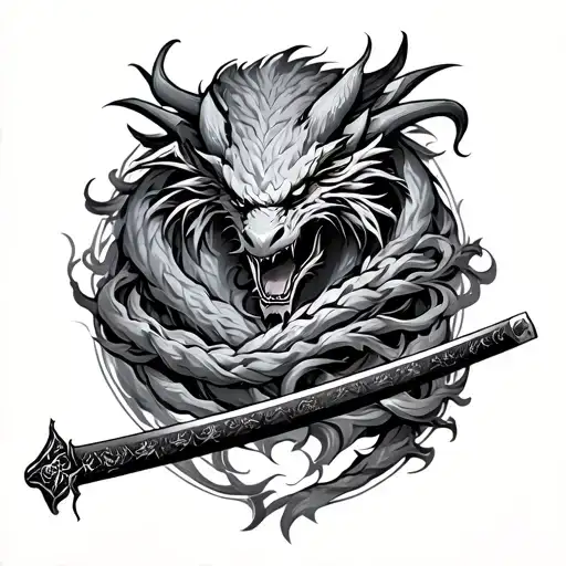 Katana Intertwined Chimera Demon