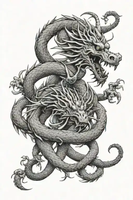 Dragon Intertwined