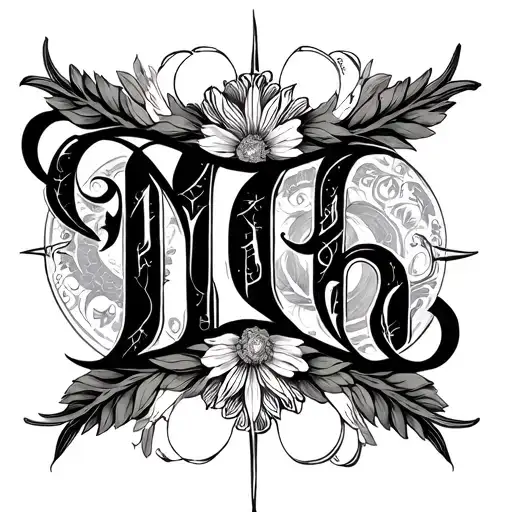 Mother Children Ambigram