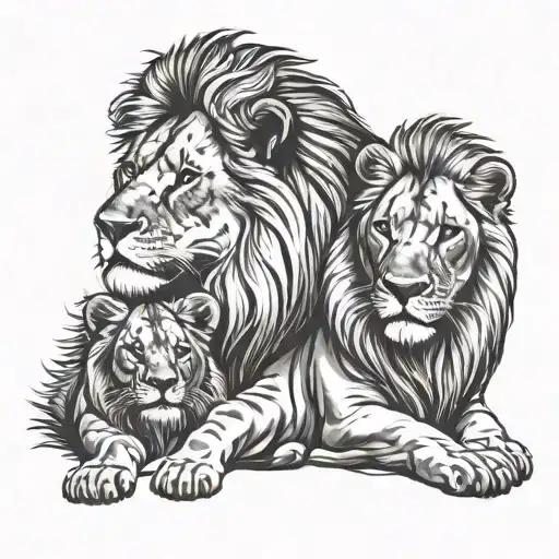 Lion Family