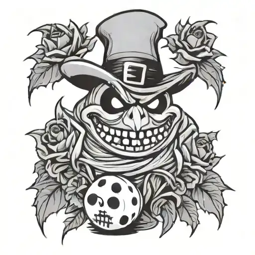 Oogie Boogie With Dice And Flowers