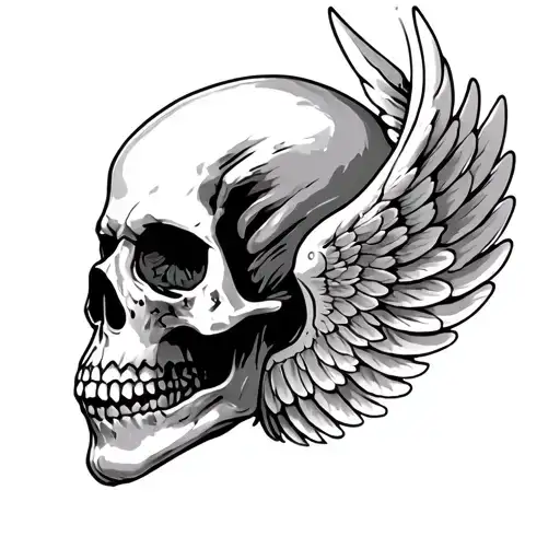 Skull And Wings