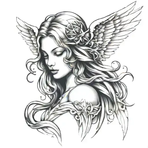 Sexy Angel With Wings