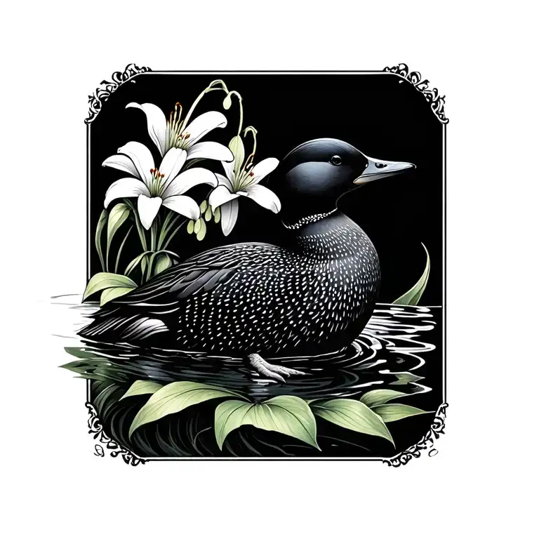 Loon And Lilly Of The Valley