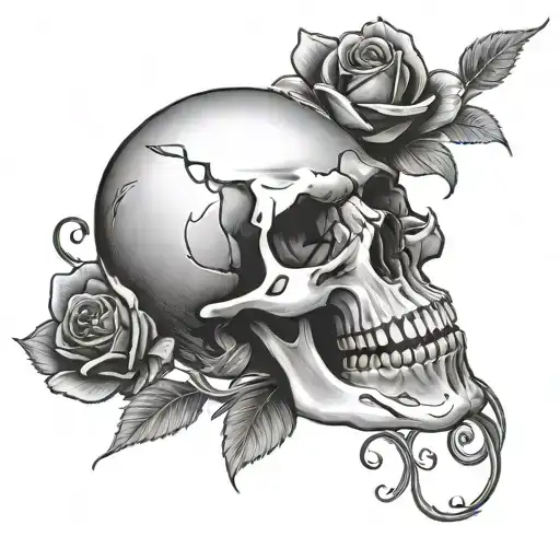 Skull Rose