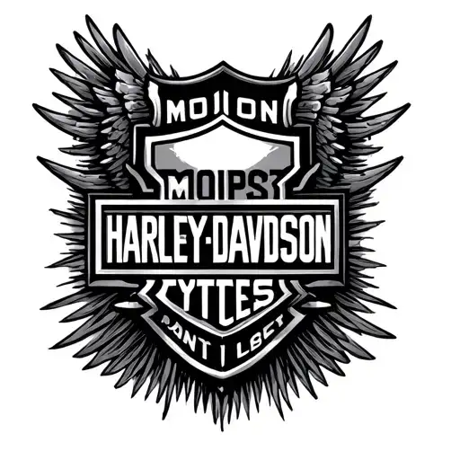 Harley Davidson Shield Gangster