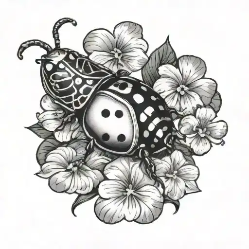 Small Lasybug On Shamrock