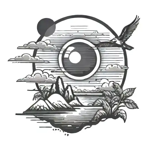 Small Sunset Cute For Male