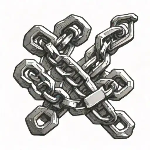 Double Strand Machine Chain Bracelet