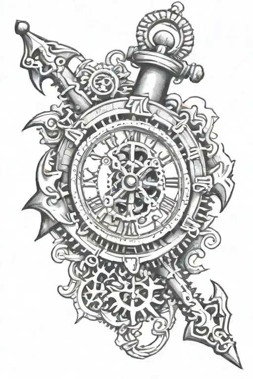 Clock Anchor Gear