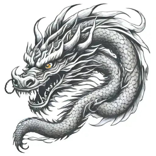 Japanese Dragon Wrapped