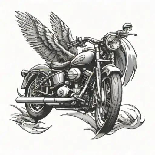 Design A Tattoo Representing The Feeling Of Freedom While Driving