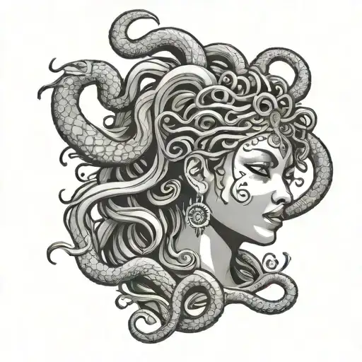 African Medusa Goddess