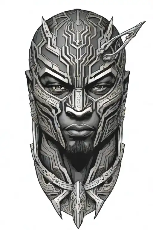 Wakanda Version Of Orion The Hunter Aiming A Bow