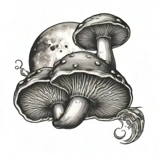 Mushroom With A Moon