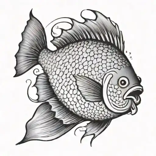 A Fish Going Other Way From The Flow Displaying Arrogance And Choosing My Own Way