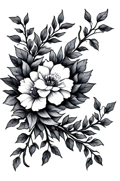 December And May Birth Flower Vine Growing Up