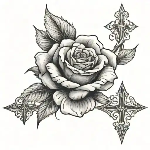 Rose And Cross