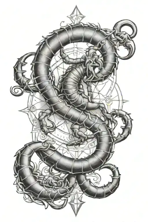 Scorpion And Sagitarius With Libra Zodiac Sign Combined