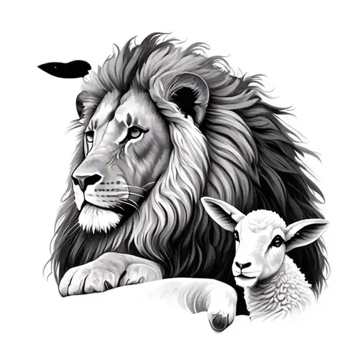 Lion And A Lamb Combine