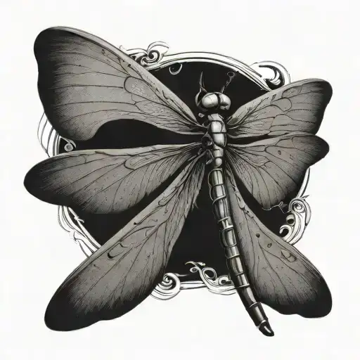 Dragonfly In Leather Jacket