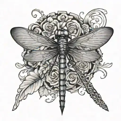 Dragonfly Wearing Leather Jacket