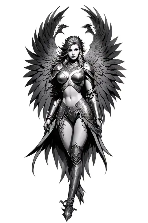 Valkyrie With Phenix Armor