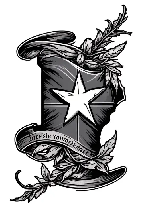 Texas Themes Half Sleeve In Traditional