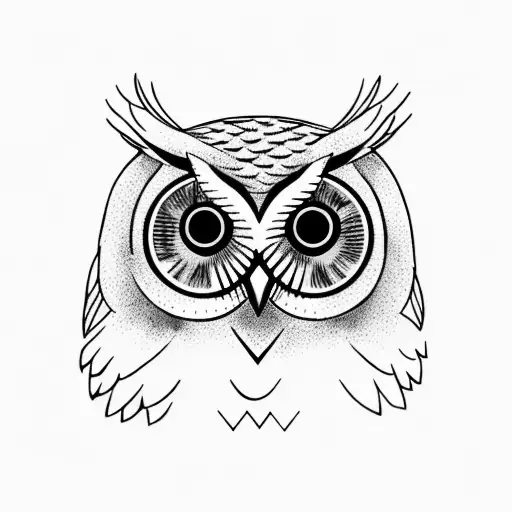 Owl In Forest With A Clock And My Family Name Pranam Dev On It For Forearms