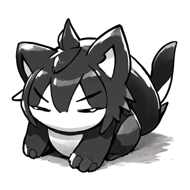 Pokemon Mew Sleeping