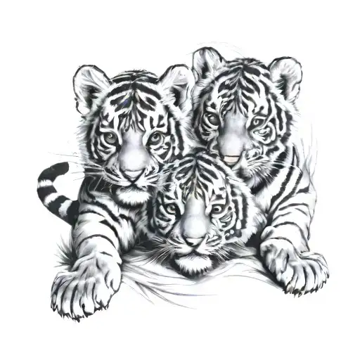 3 Tiger Cubs
