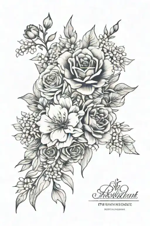 Birth Flower Bouquet