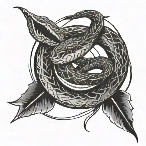 Snake Circle Arrow