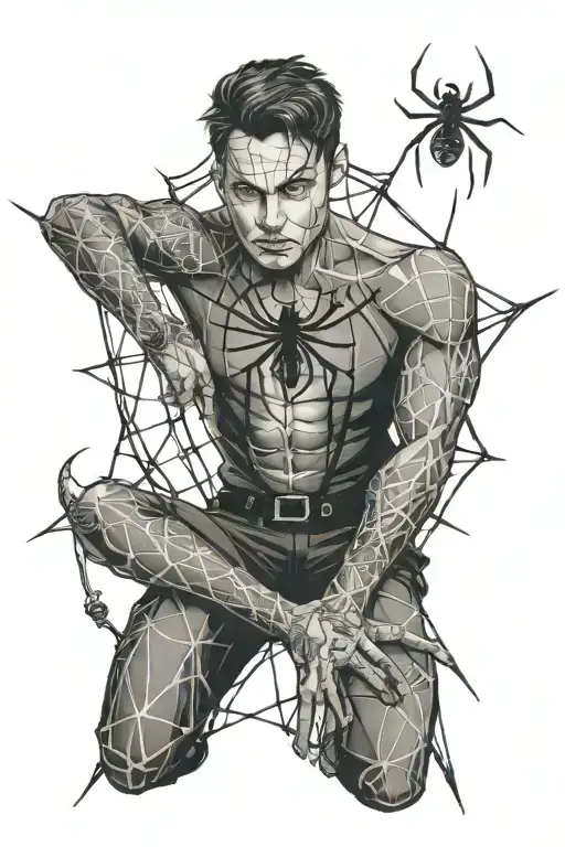 Christian With A Spiders Web