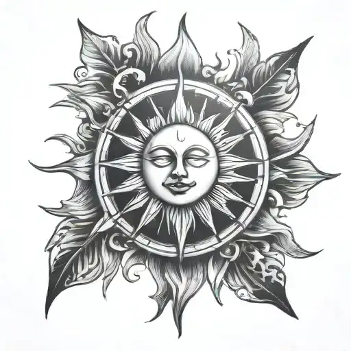 Sun And Symbol Of Change