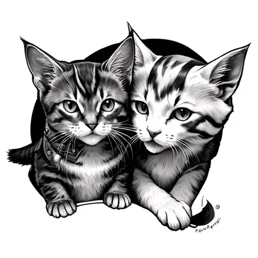 Small Cat And Thor From Avengers