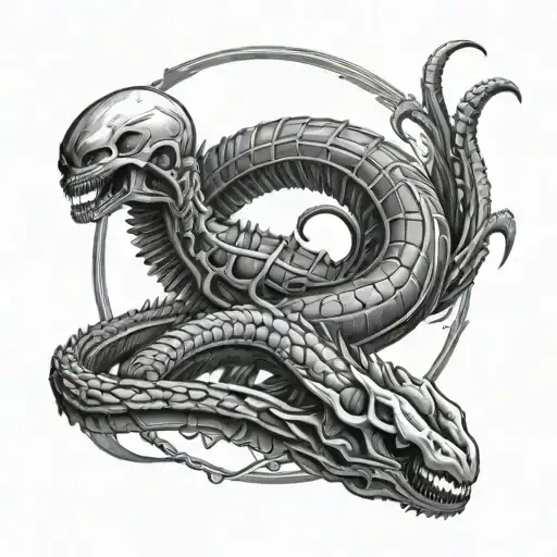 Xenomorph Ouroboros Snake