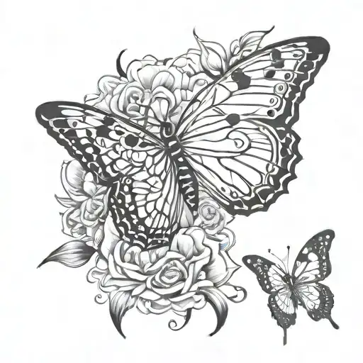 Leo With Colon Butterfly