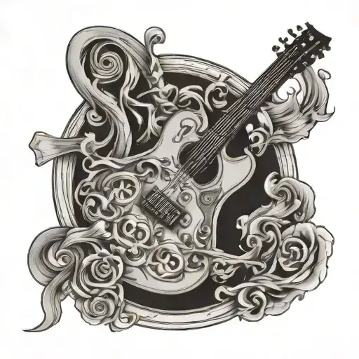 K And Guitar Merging